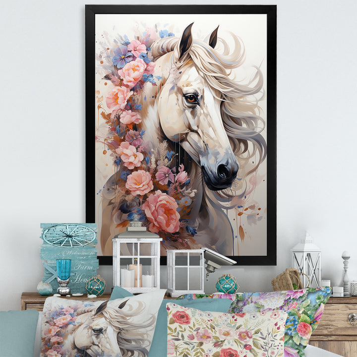 Graffiti Urban Trot Majestic Horse - Horse Home Decor Art
