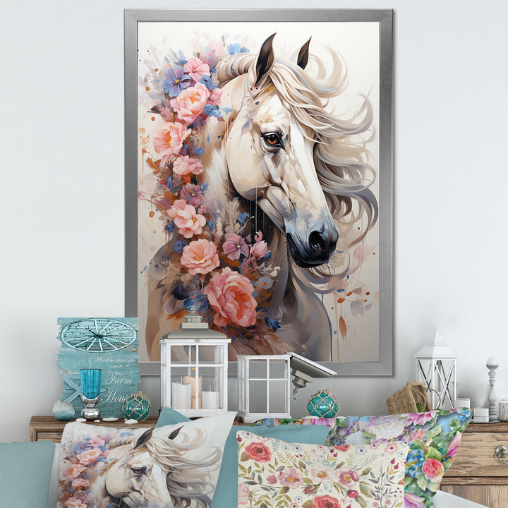 Graffiti Urban Trot Majestic Horse - Horse Home Decor Art