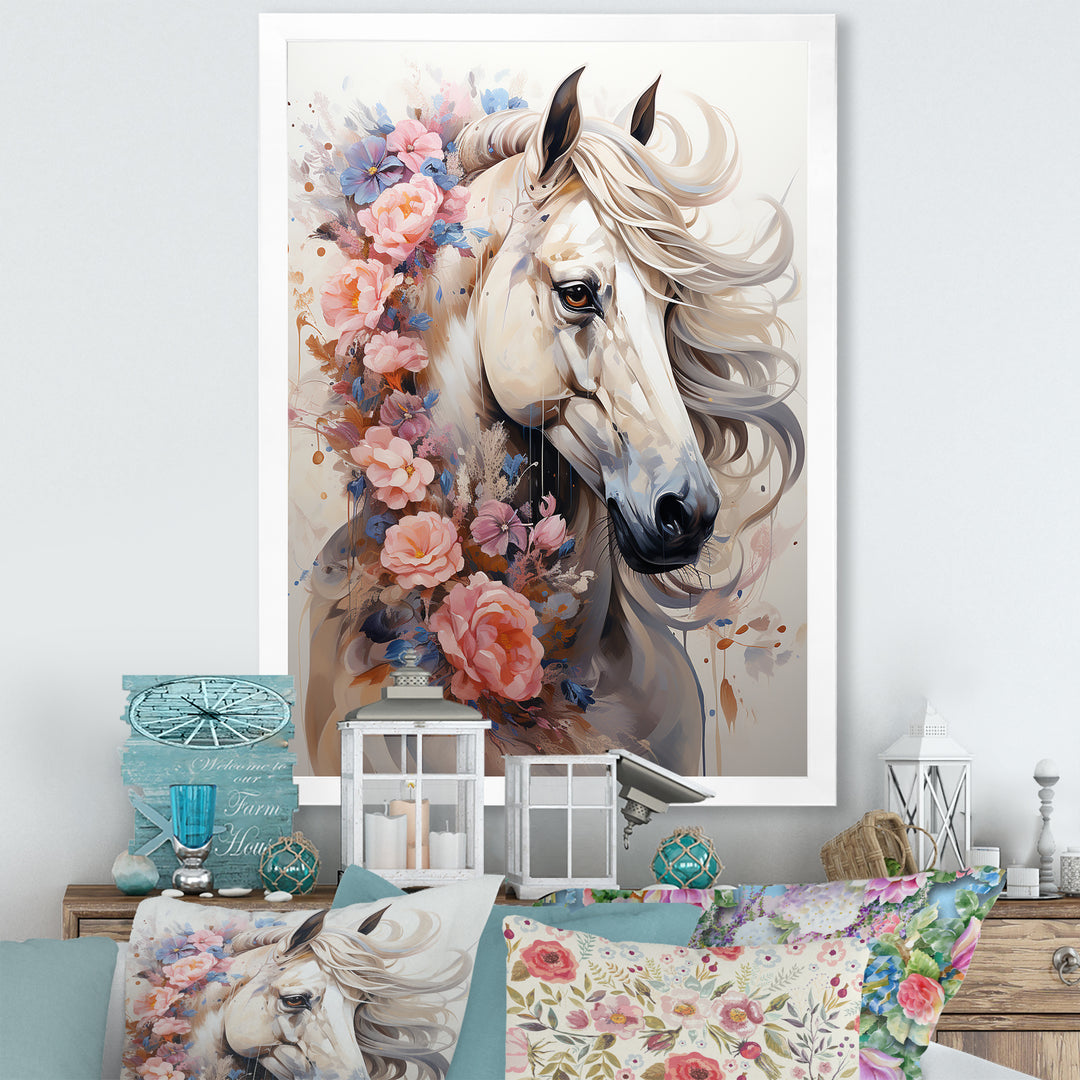 Graffiti Urban Trot Majestic Horse - Horse Home Decor Art