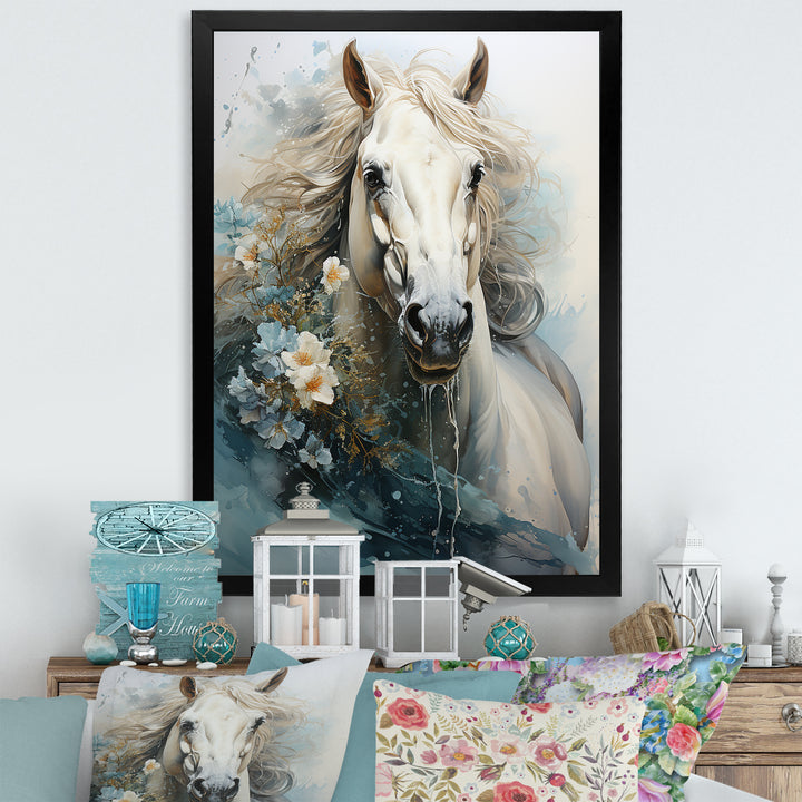 Majestic Gallop Horse - Horse Canvas Wall Art
