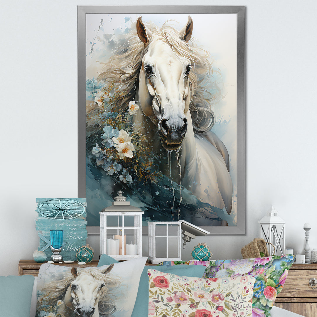 Majestic Gallop Horse - Horse Canvas Wall Art