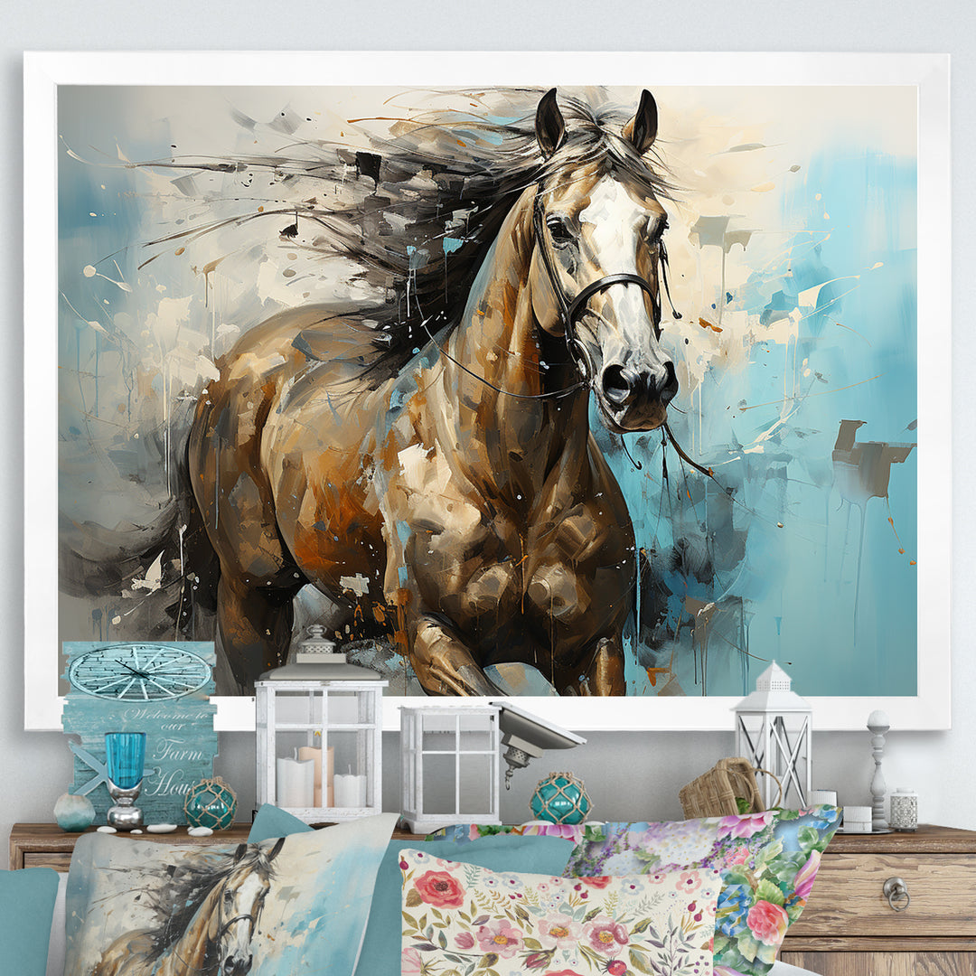 Whimsical Canter Galloping Horse - Horse Wall Decor