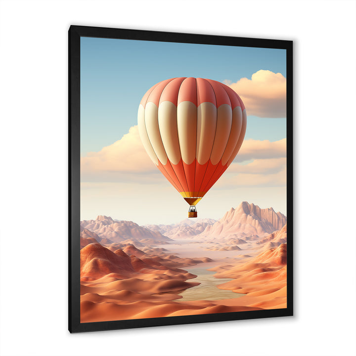 Hot Air Balloon Voyage In The Skies Harmony - Hot Air Balloon Canvas Wall Art