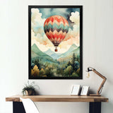 Classic Balloon Charm - Transportation Canvas Wall Art