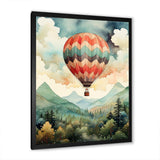 Classic Balloon Charm - Transportation Canvas Wall Art