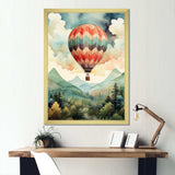 Classic Balloon Charm - Transportation Canvas Wall Art