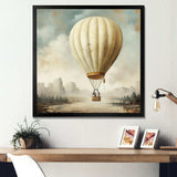 Contemporary Balloon Voyage - Transportation Canvas Wall Art