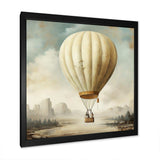 Contemporary Balloon Voyage - Transportation Canvas Wall Art