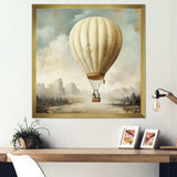 Contemporary Balloon Voyage - Transportation Canvas Wall Art