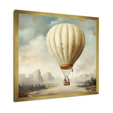 Contemporary Balloon Voyage - Transportation Canvas Wall Art