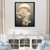 Minimalism Jellyfish Wonders - Jellyfish Living Room Wall Art