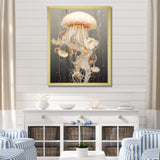 Minimalism Jellyfish Wonders - Jellyfish Living Room Wall Art