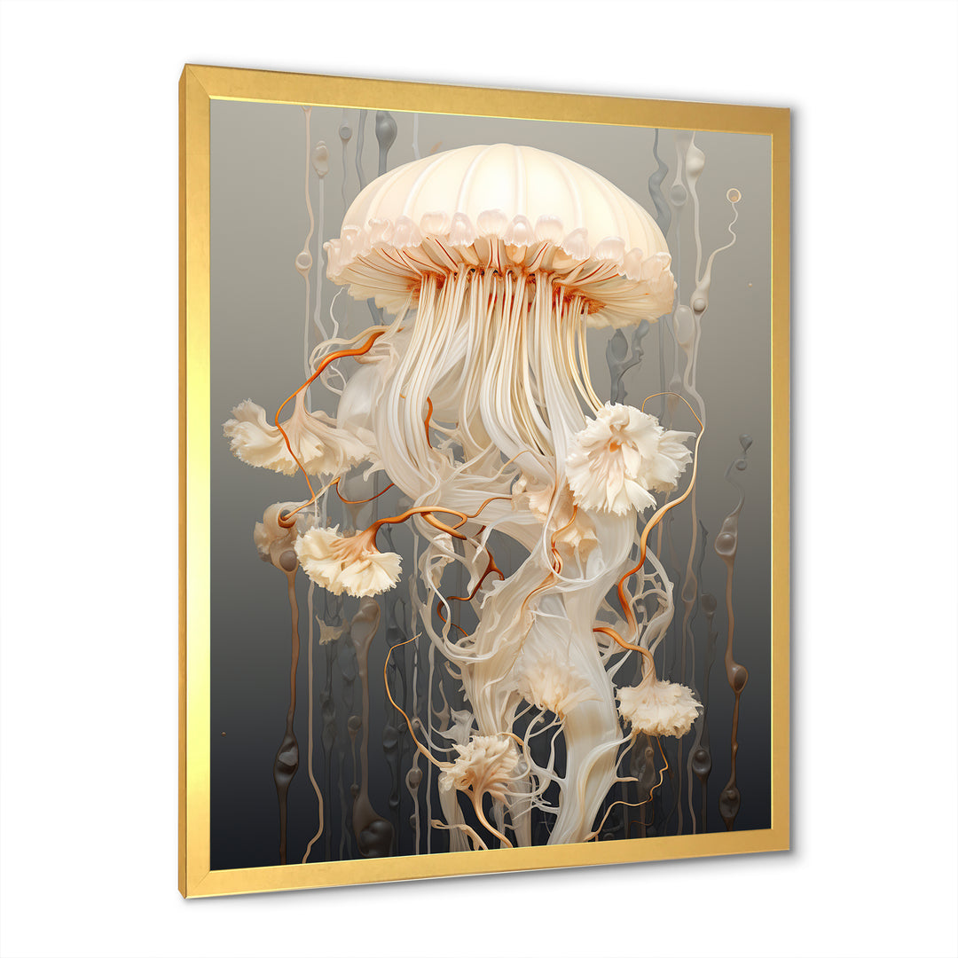 Minimalism Jellyfish Wonders - Jellyfish Living Room Wall Art