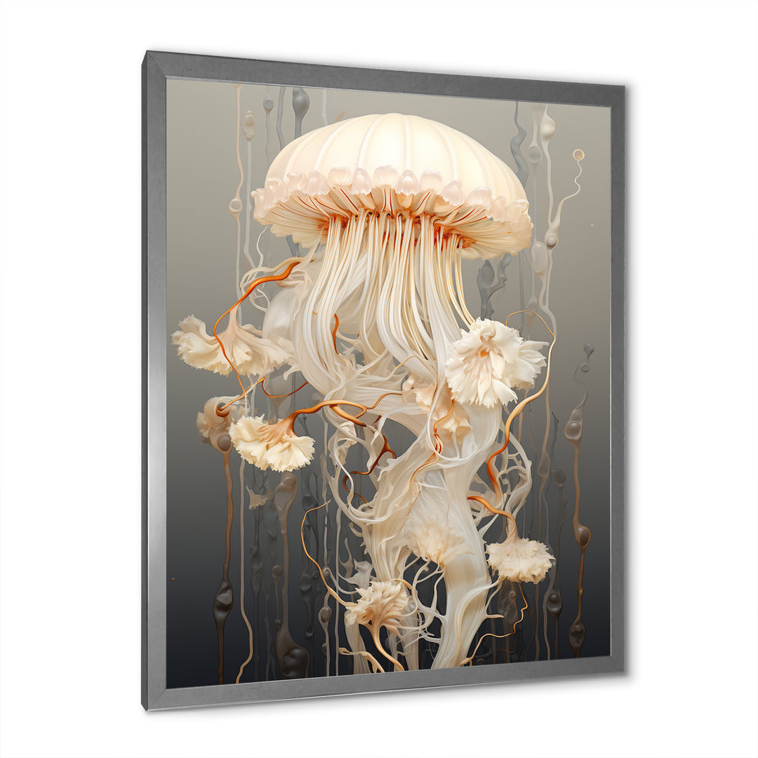 Minimalism Jellyfish Wonders - Jellyfish Living Room Wall Art