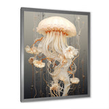 Minimalism Jellyfish Wonders - Jellyfish Living Room Wall Art