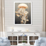 Minimalism Jellyfish Wonders - Jellyfish Living Room Wall Art