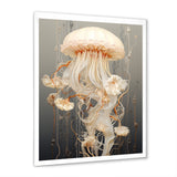 Minimalism Jellyfish Wonders - Jellyfish Living Room Wall Art