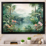 Tropical Wilderness Escape III - Landscapes Canvas Wall Art