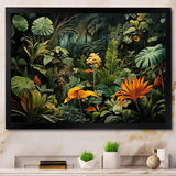 Sounds Of The Jungle I - Landscapes Canvas Wall Art