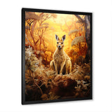 Kangaroo Portrait Ponder Bushland - Kangaroo Wall Art Prints