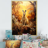 Kangaroo Portrait Ponder Bushland - Kangaroo Wall Art Prints