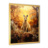 Kangaroo Portrait Ponder Bushland - Kangaroo Wall Art Prints