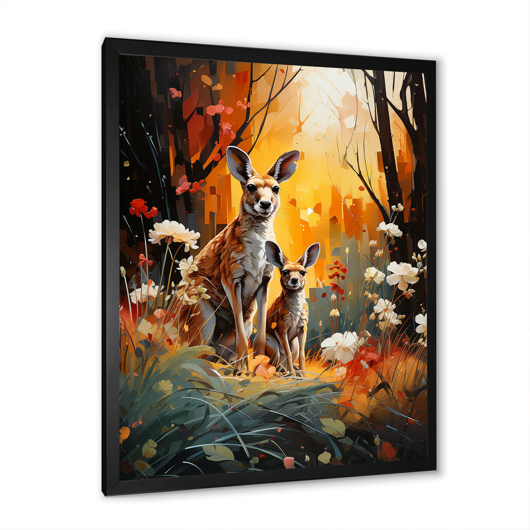 Kangaroo Eucalyptus Flower Oasis - Kangaroo Home Decor Art