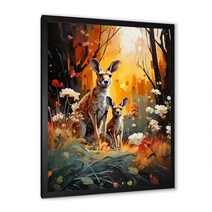 Kangaroo Eucalyptus Flower Oasis - Kangaroo Home Decor Art