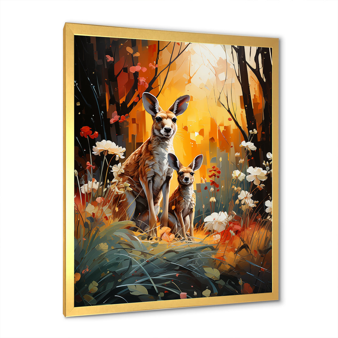 Kangaroo Eucalyptus Flower Oasis - Kangaroo Home Decor Art