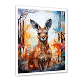 Colorful Kangaroo Popart Spirit - Kangaroo Canvas Wall Art