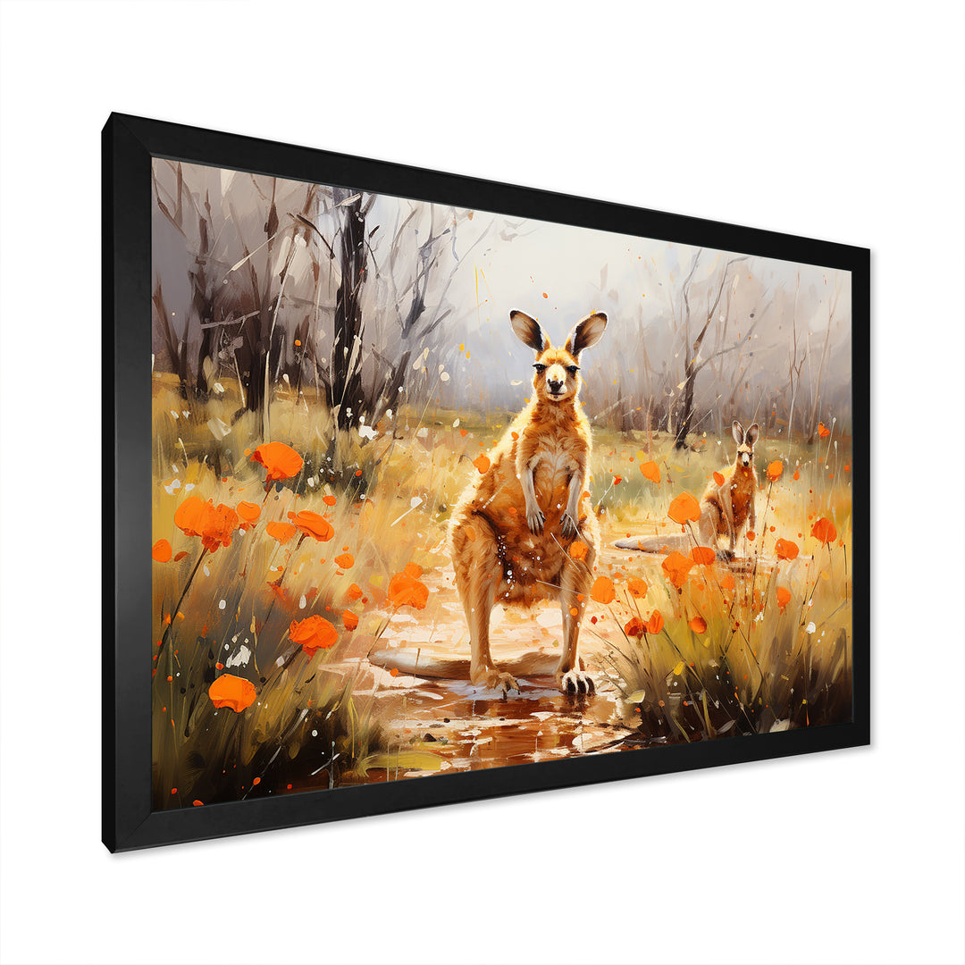 Kangaroo Path In Australia - Kangaroo Wall Art Prints