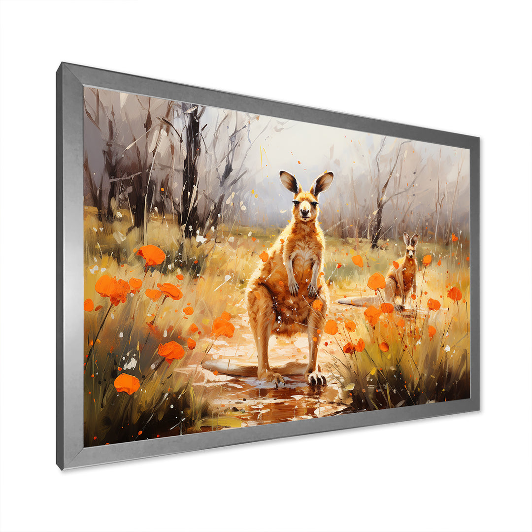 Kangaroo Path In Australia - Kangaroo Wall Art Prints