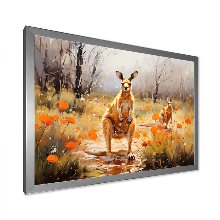 Kangaroo Path In Australia - Kangaroo Wall Art Prints