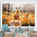 Kangaroo Path In Australia - Kangaroo Wall Art Prints
