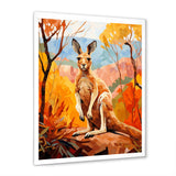Colorful Kangaroo Kingdom - Kangaroo Bedroom Wall Art