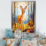 Deer Mosaic Forest Wildlife - Deer Wall Decor