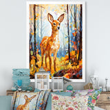 Deer Mosaic Forest Wildlife - Deer Wall Decor