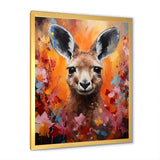 Popart Kangaroo Portrait - Kangaroo Wall Decor