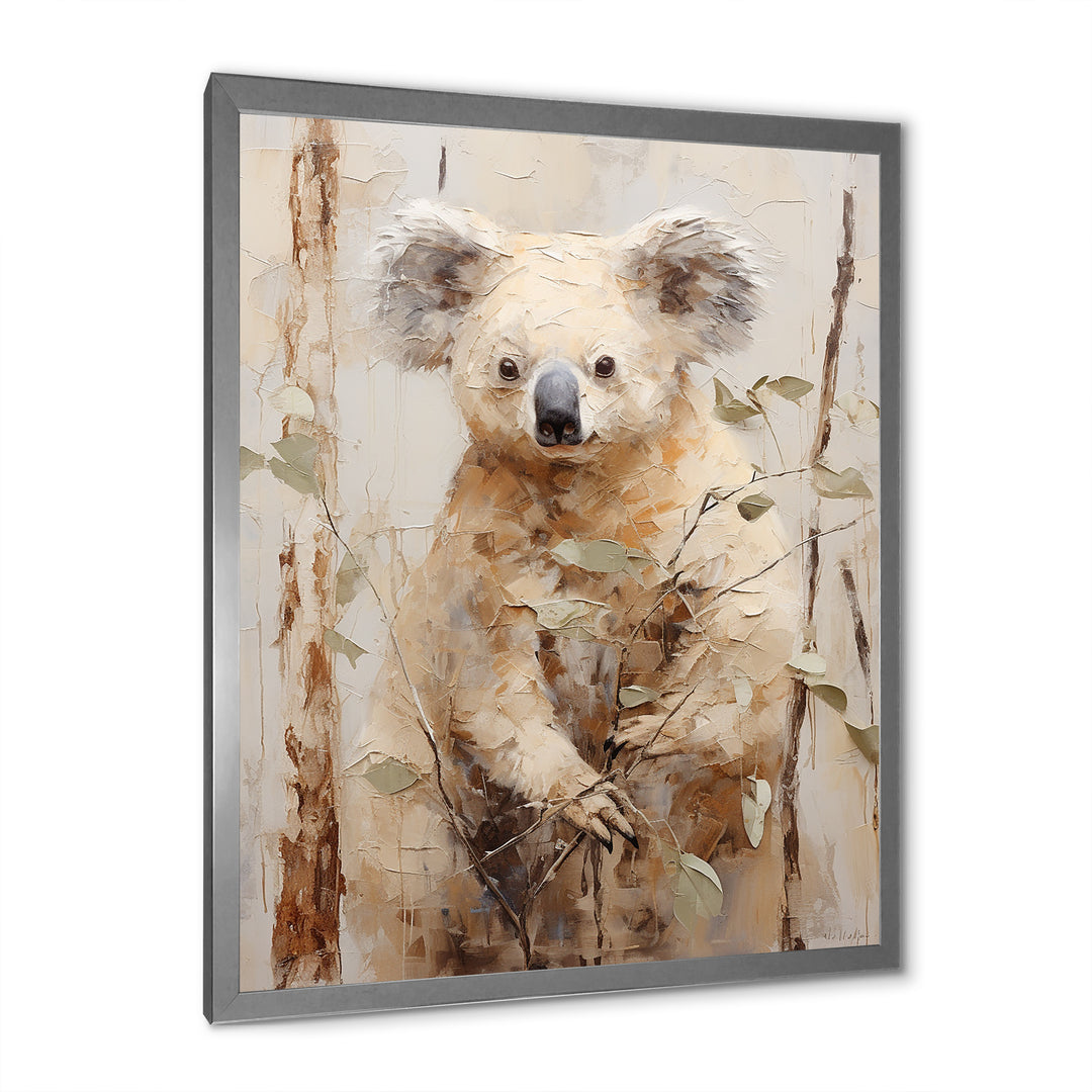 Cuddly Koala Climbing - Koala Wall Art Prints