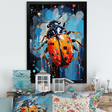 Spotlight On Ladybugs - Blue Ladybug Wall Art