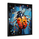 Spotlight On Ladybugs - Blue Ladybug Wall Art