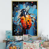 Spotlight On Ladybugs - Blue Ladybug Wall Art