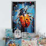 Spotlight On Ladybugs - Blue Ladybug Wall Art