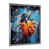 Spotlight On Ladybugs - Blue Ladybug Wall Art