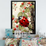 Cherry Lively Ladybug - Ladybug Home Decor Art