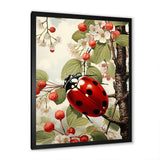 Cherry Lively Ladybug - Ladybug Home Decor Art