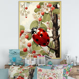 Cherry Lively Ladybug - Ladybug Home Decor Art