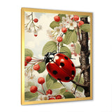 Cherry Lively Ladybug - Ladybug Home Decor Art