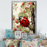 Cherry Lively Ladybug - Ladybug Home Decor Art