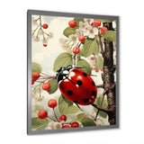 Cherry Lively Ladybug - Ladybug Home Decor Art